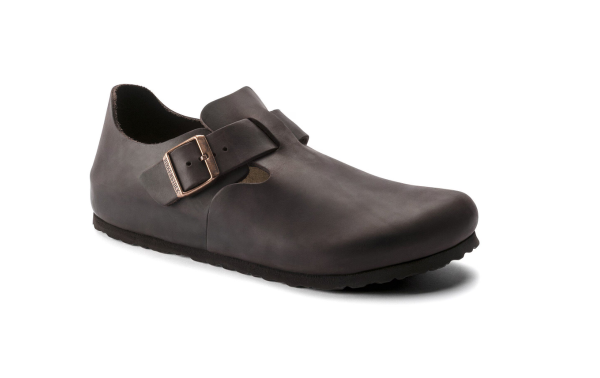 Birkenstock London Oiled Leather - Habana, Narrow