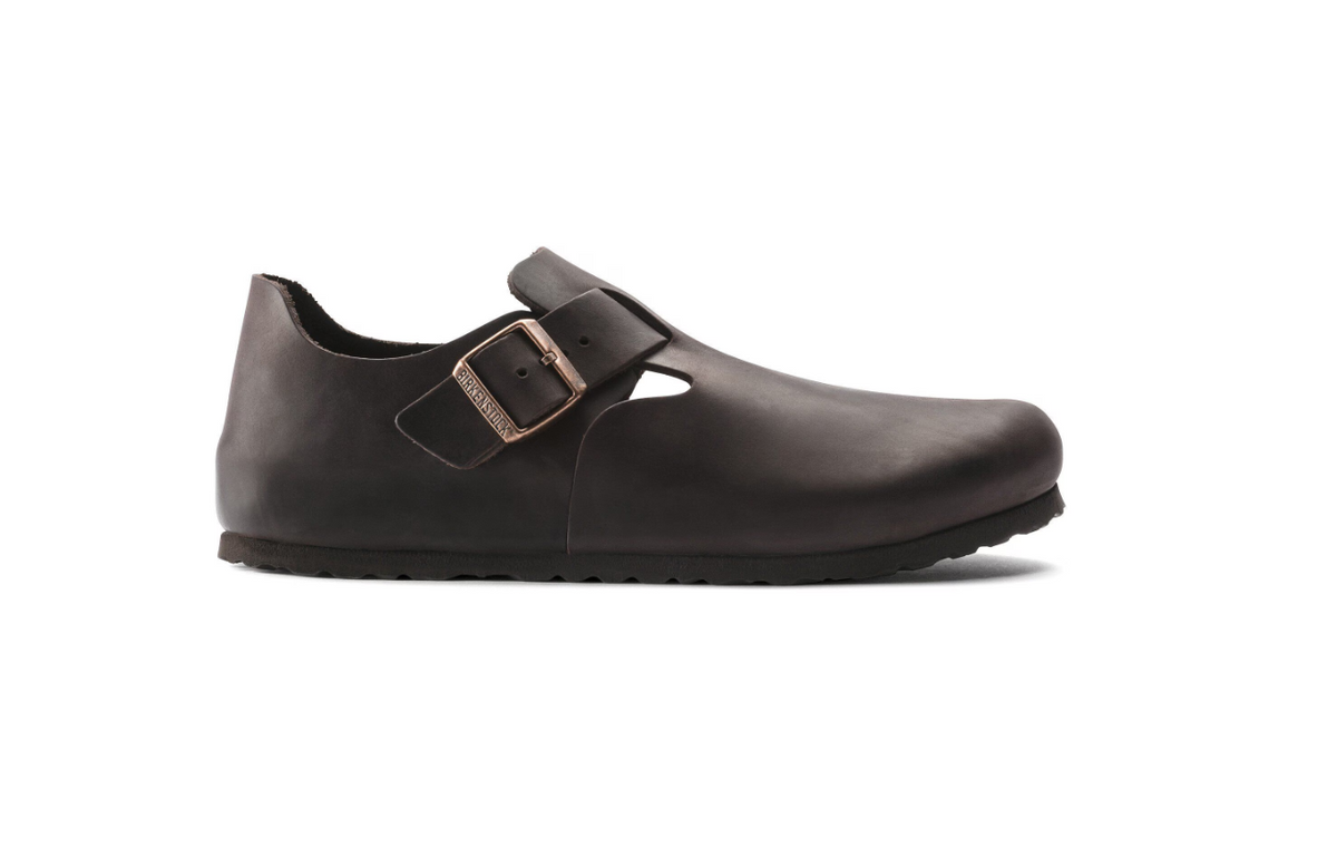 Birkenstock London Oiled Leather - Habana, Narrow