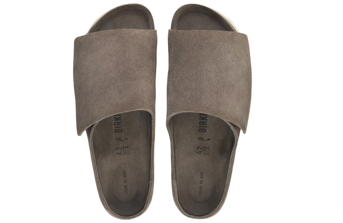 Birkenstock Los Feliz Suede Ash Sandals - Ash, Narrow