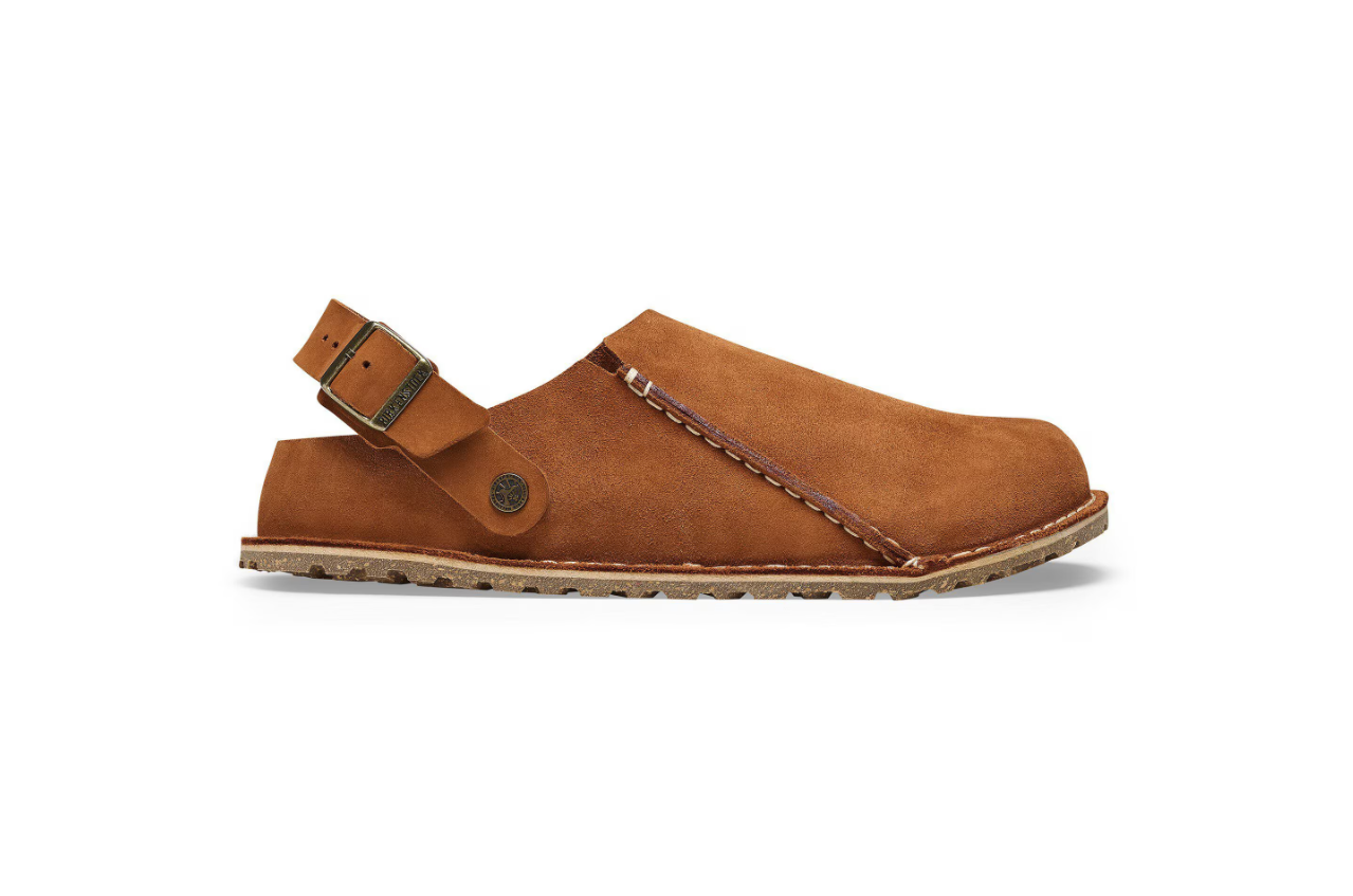 Birkenstock Lutry Premium Suede Leather Mink  Narrow