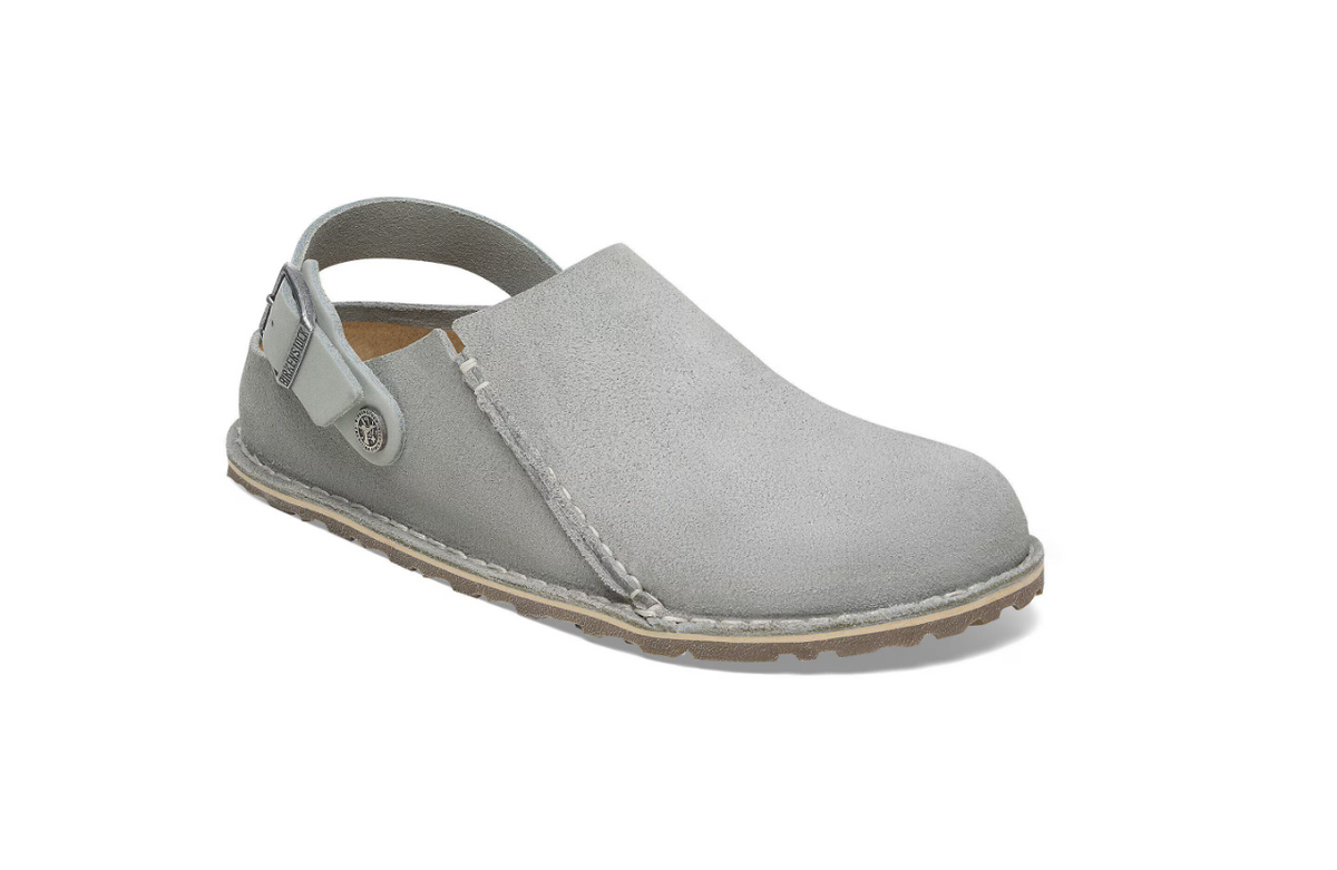 Birkenstock Lutry Premium Suede Leather Pure Sage  Regular
