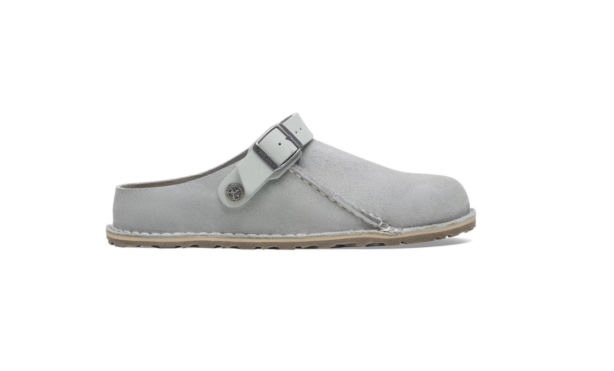 Birkenstock Lutry Premium Suede Leather Pure Sage  Regular