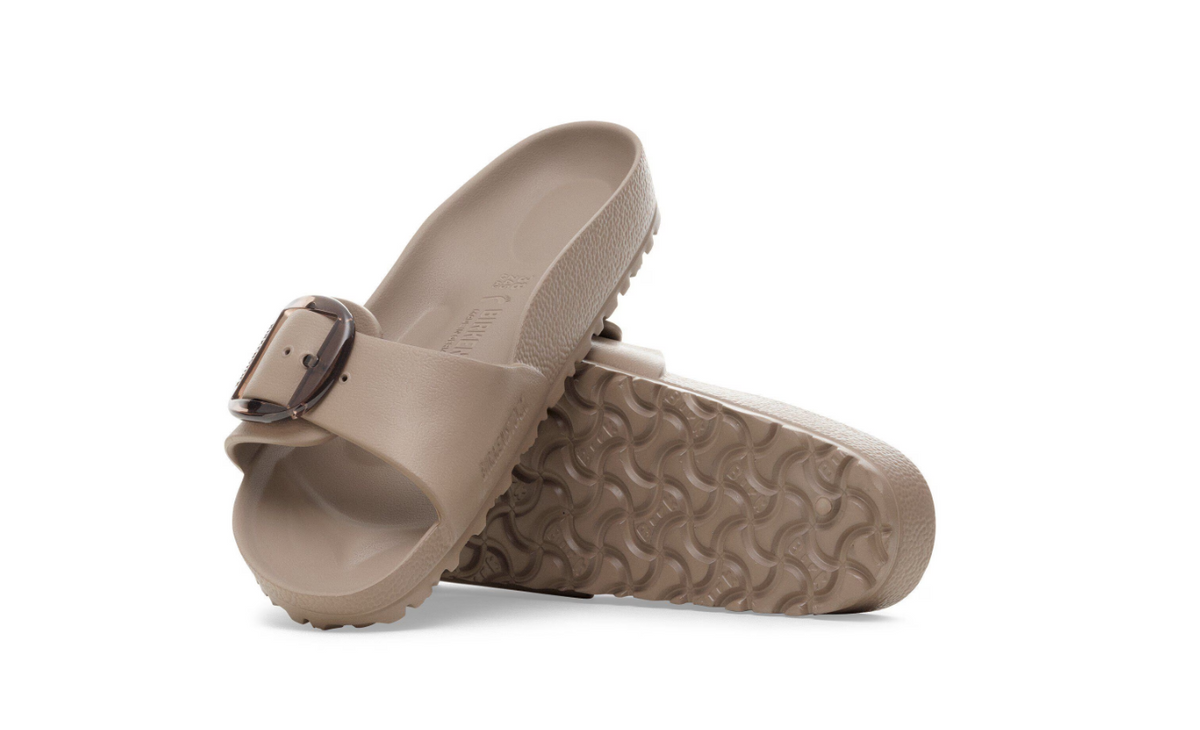 Birkenstock Madrid Big Buckle EVA Sandal Gray Taupe  Narrow - Gray Taupe, Narrow