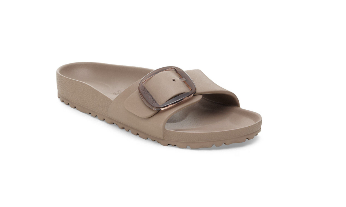 Birkenstock Madrid Big Buckle EVA Sandal Gray Taupe  Narrow - Gray Taupe, Narrow