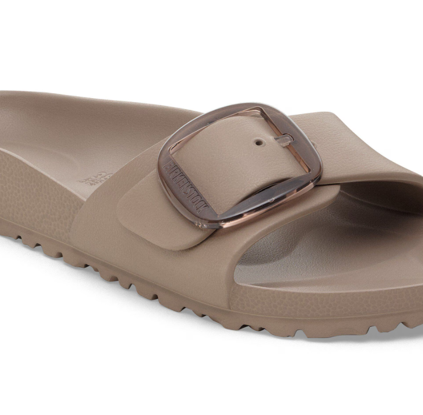 Birkenstock Madrid Big Buckle EVA Sandal Gray Taupe  Narrow - Gray Taupe, Narrow