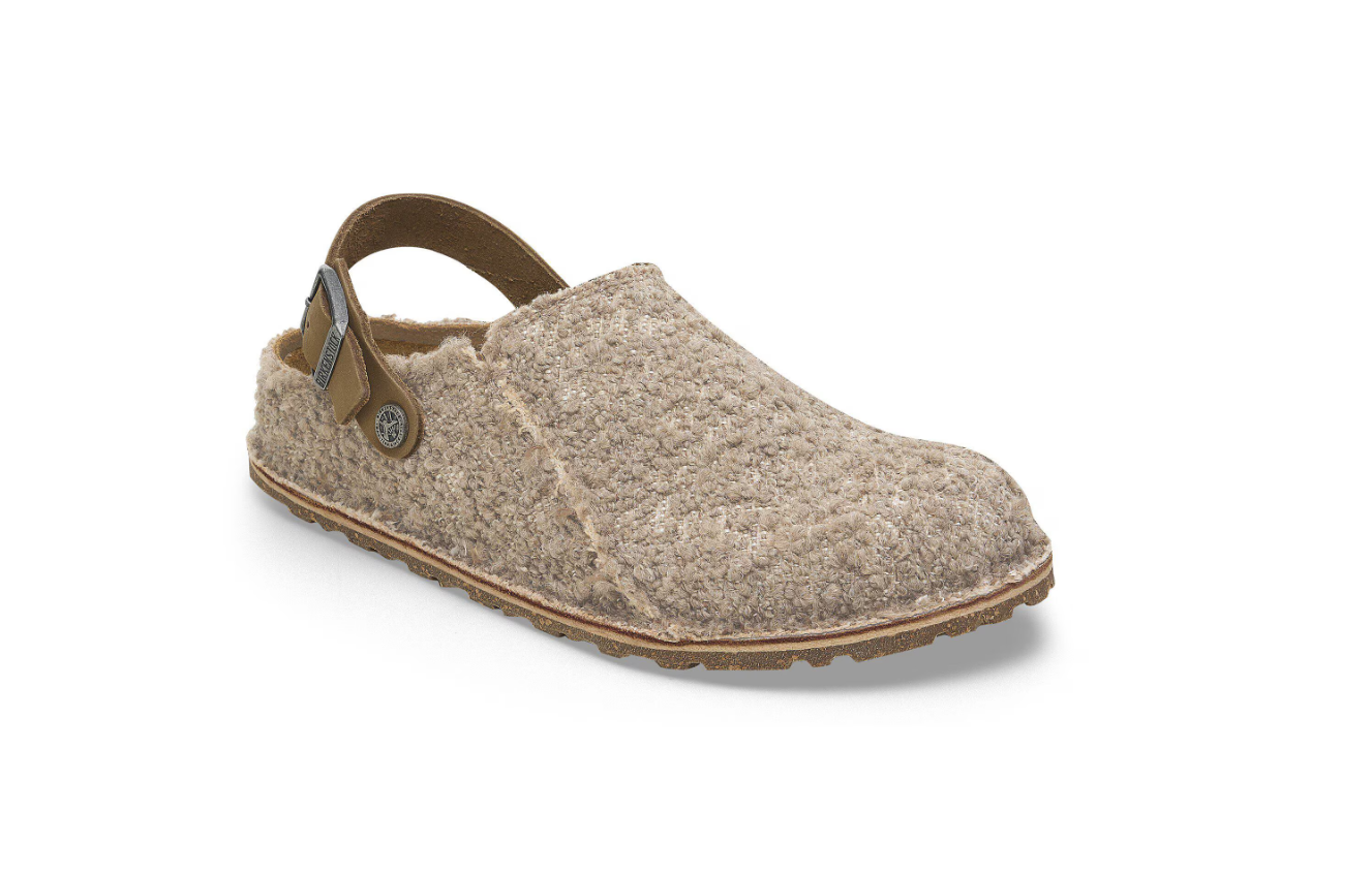 Birkenstock Lutry Premium Textile Gray Taupe Narrow