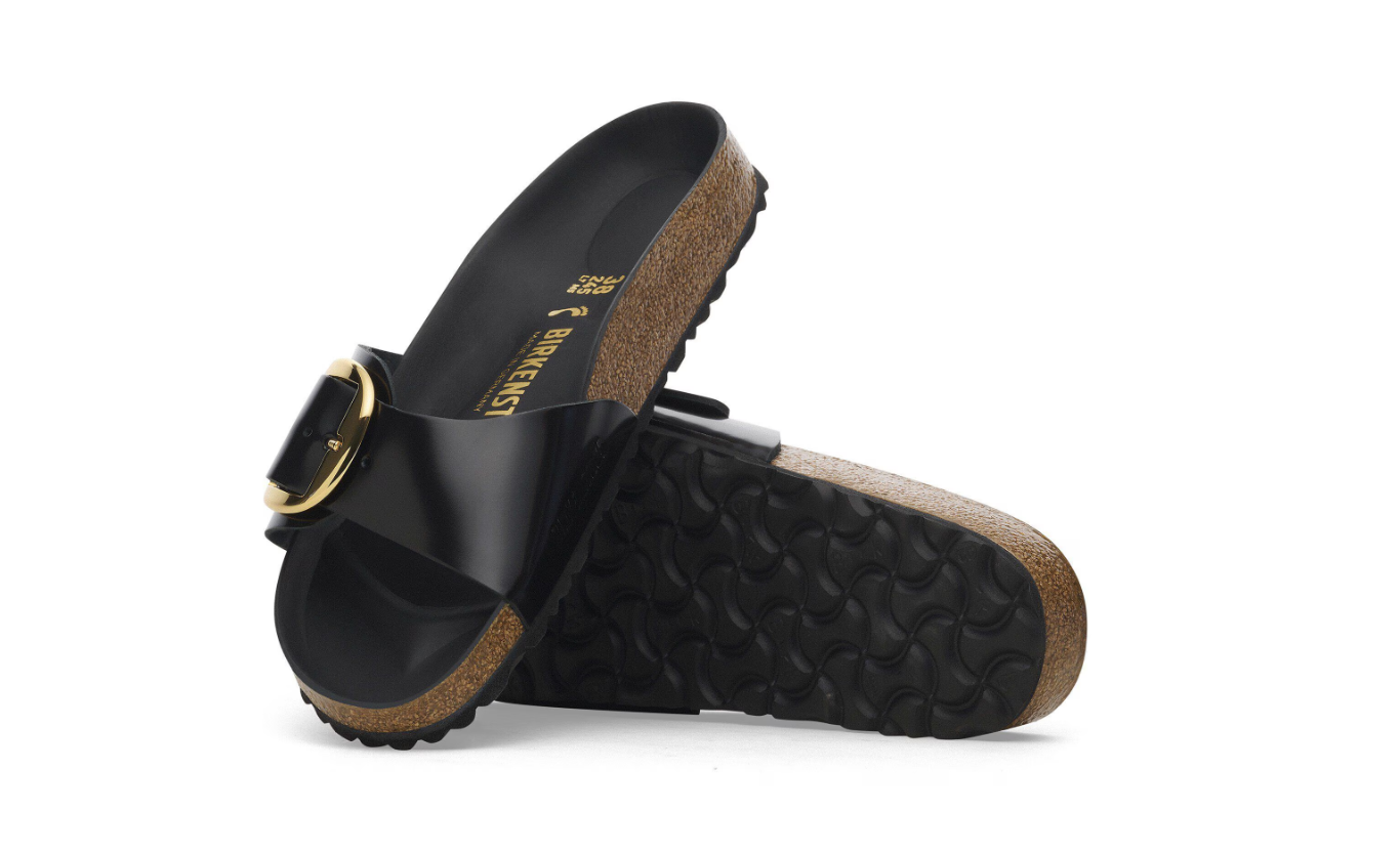 Birkenstock Madrid Big Buckle High Shine Black  Regular