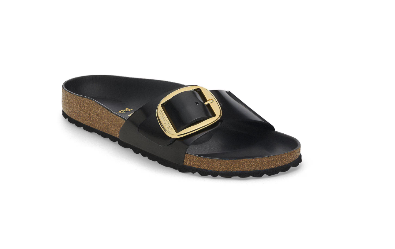 Birkenstock Madrid Big Buckle High Shine Black  Regular