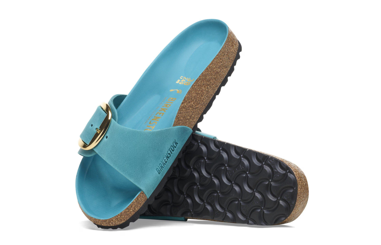 Birkenstock Madrid Big Buckle Oiled Leather Biscay Bay  Narrow