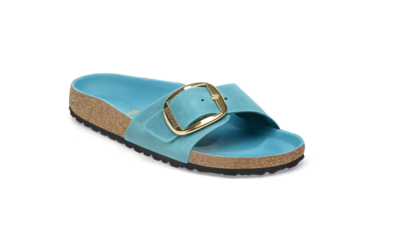 Birkenstock Madrid Big Buckle Oiled Leather Biscay Bay  Narrow