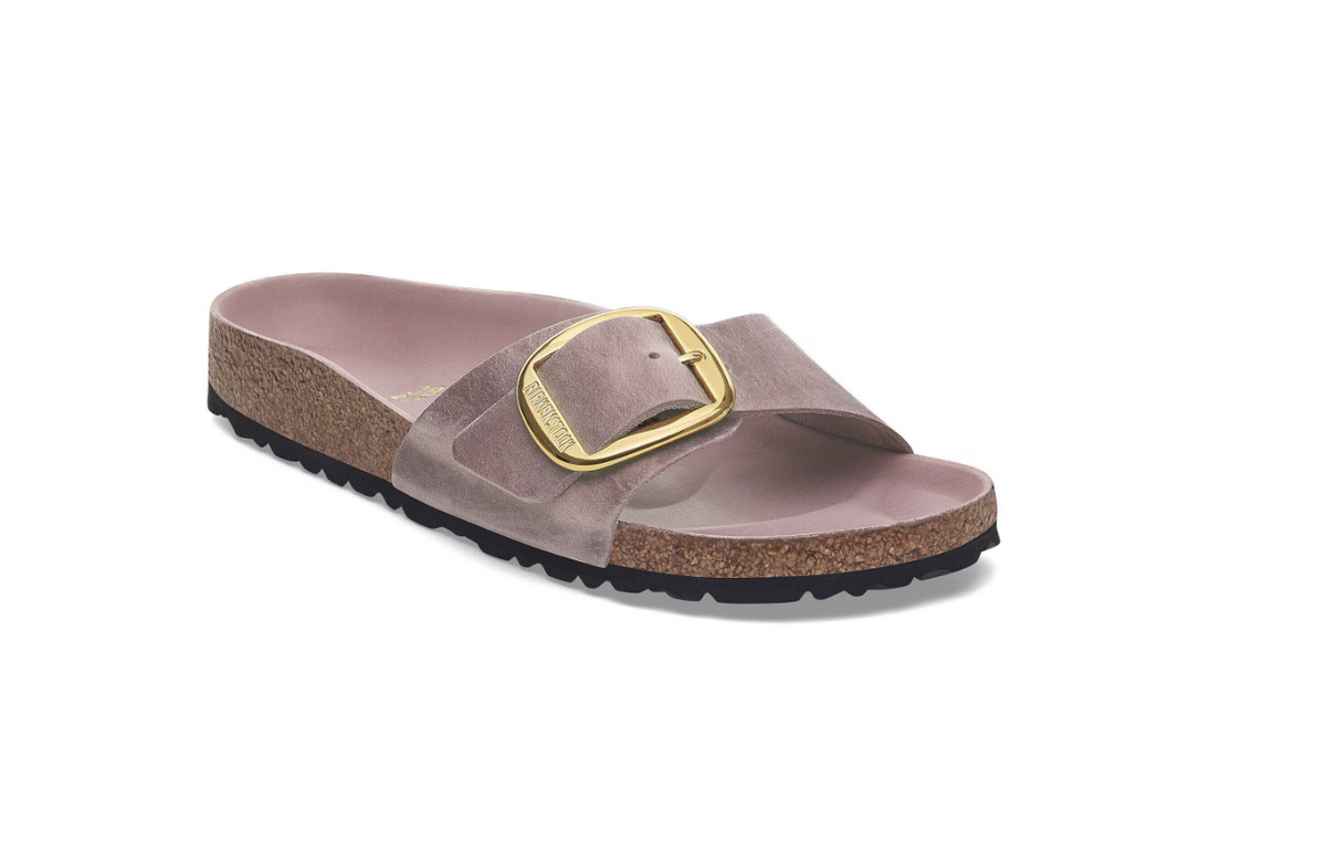 Birkenstock Madrid Big Buckle Oiled Leather - Lavender, Narrow