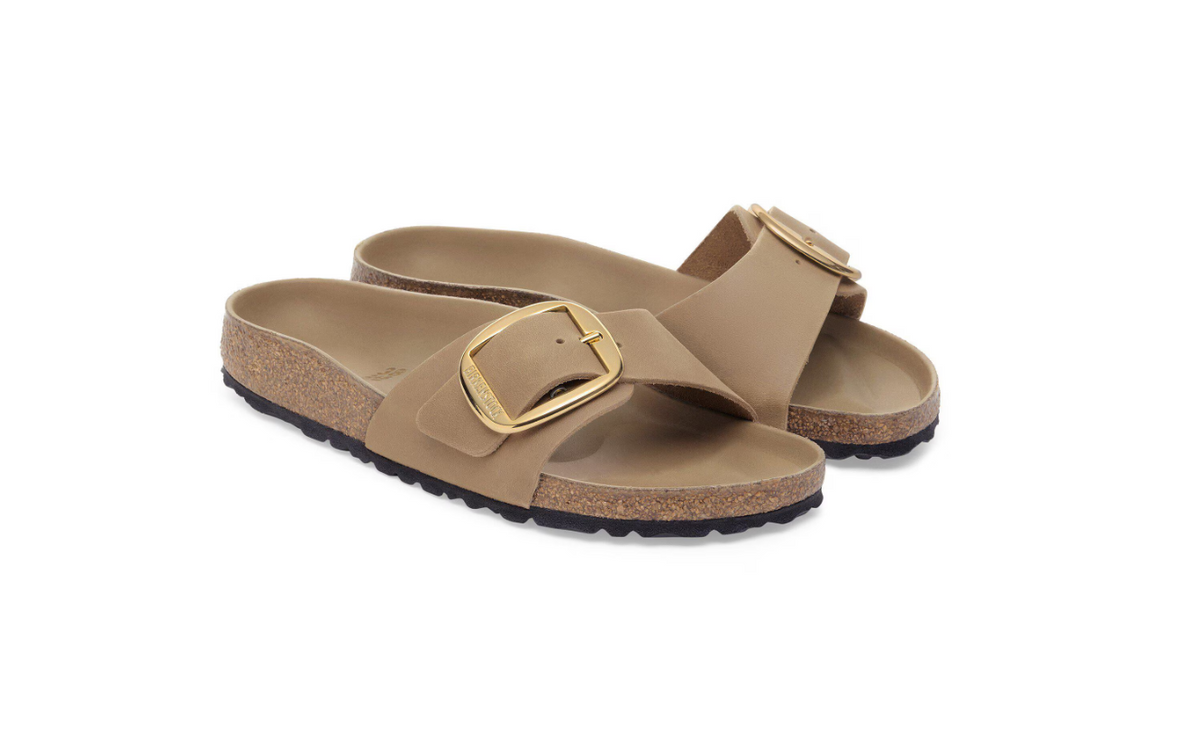 Birkenstock Madrid Big Buckle Oiled Leather - Tabacco, Narrow