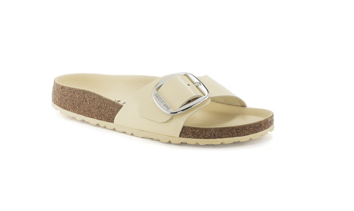 Birkenstock Madrid Big Buckle Natural Leather - Butter, Regular