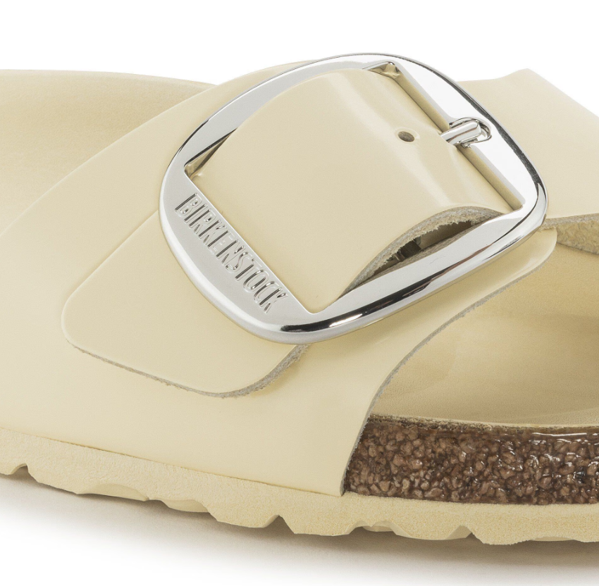 Birkenstock Madrid Big Buckle Natural Leather - Butter, Regular
