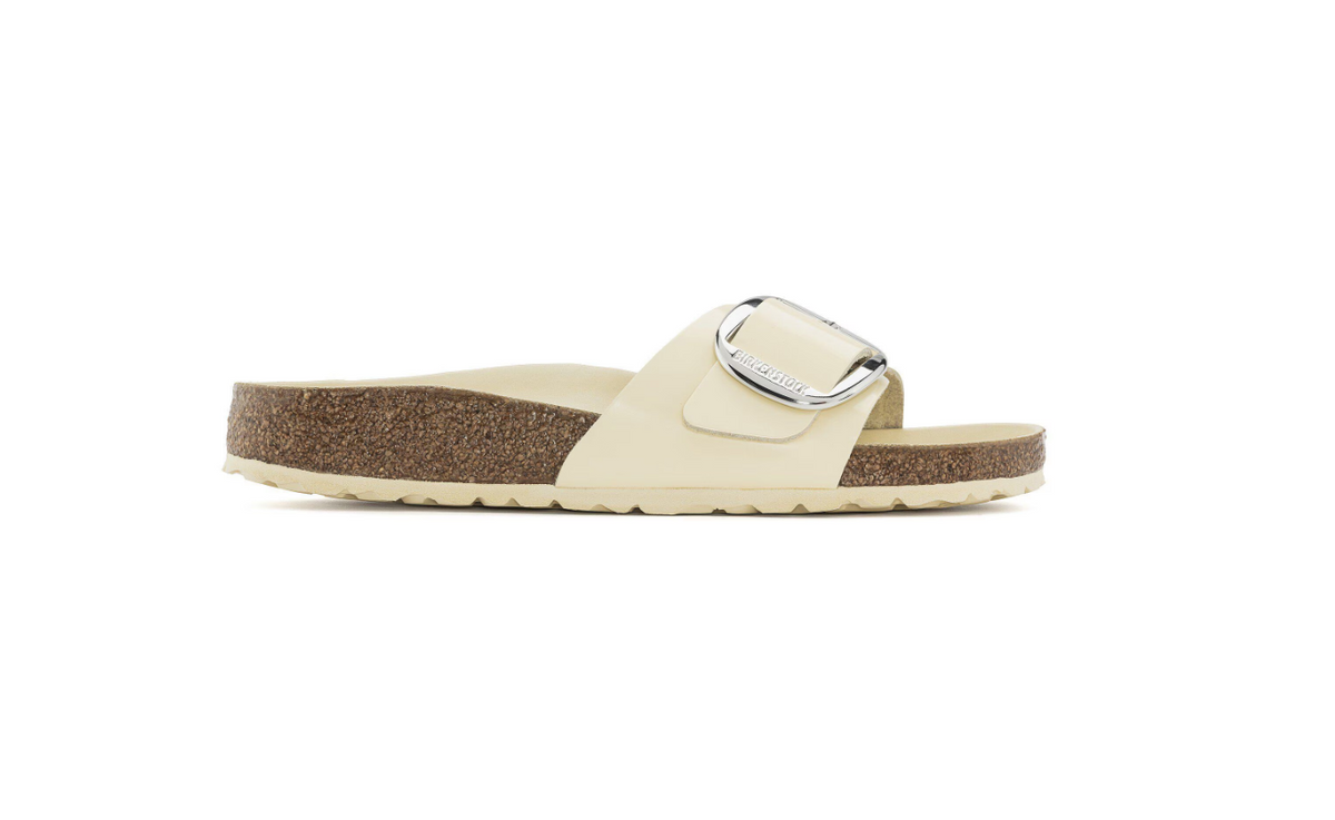 Birkenstock Madrid Big Buckle Natural Leather - Butter, Regular