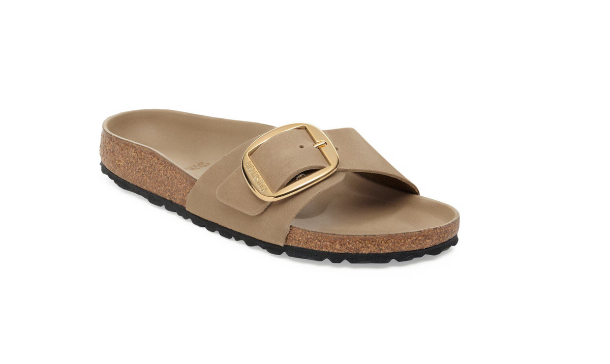 Birkenstock Madrid Big Buckle Oiled Leather Tabacco Brown Regular - Tabacco, Regular
