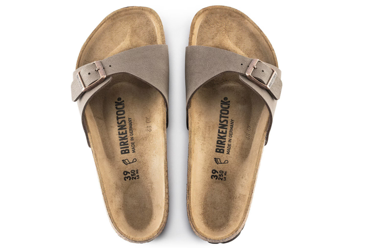 Birkenstock Madrid Birko-Flor Nubuck Mocha  Regular
