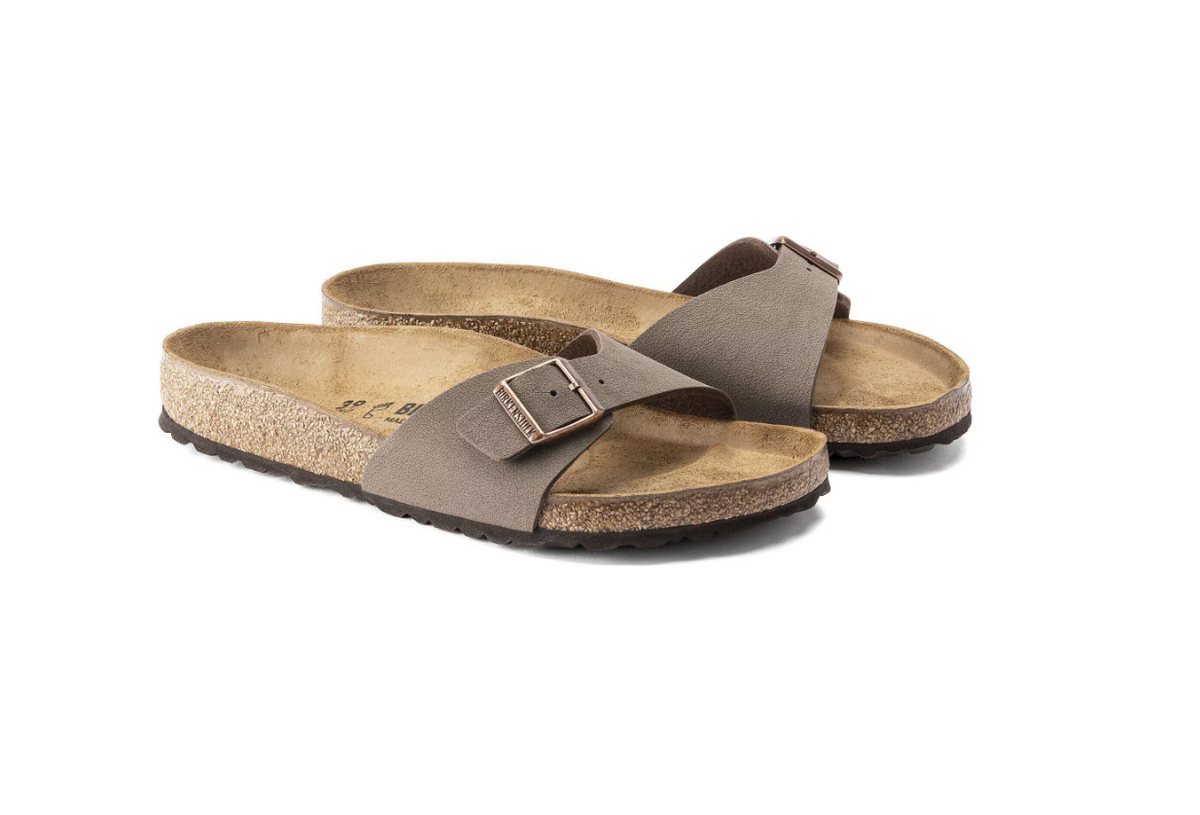 Birkenstock Madrid Birko-Flor Nubuck Mocha  Regular