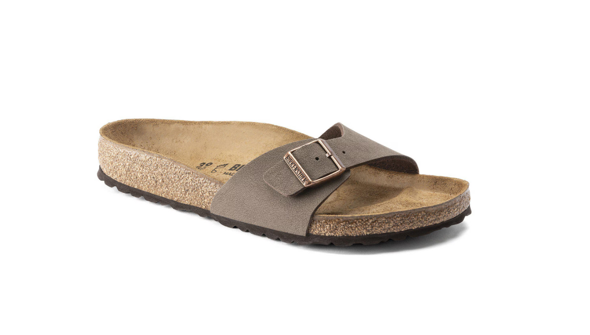 Birkenstock Madrid Birko-Flor Nubuck Mocha  Regular