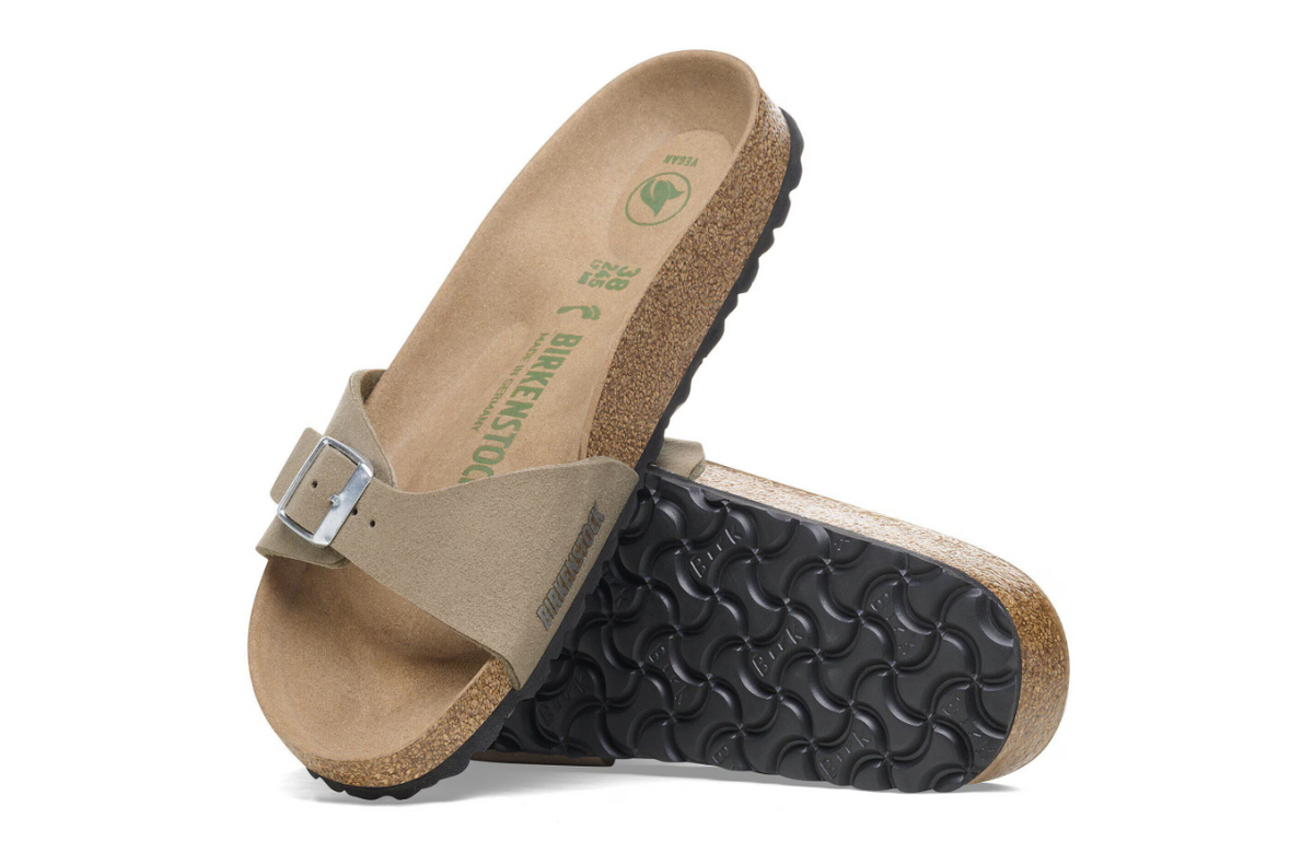 Birkenstock Madrid Synthetik Gray Taupe Vegan Sandal  Narrow - Gray Taupe, Narrow