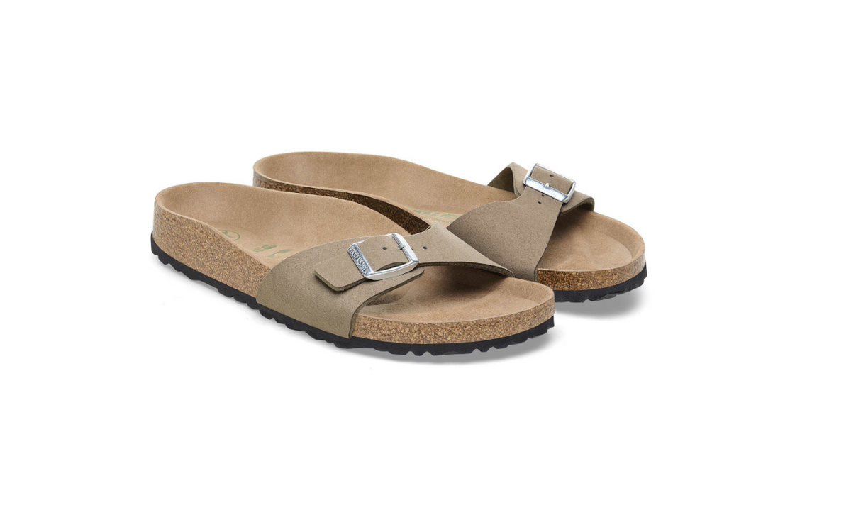 Birkenstock Madrid Synthetik Gray Taupe Vegan Sandal  Narrow - Gray Taupe, Narrow