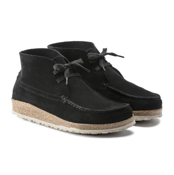 Birkenstock Maidan VL Suede Leather Black Narrow
