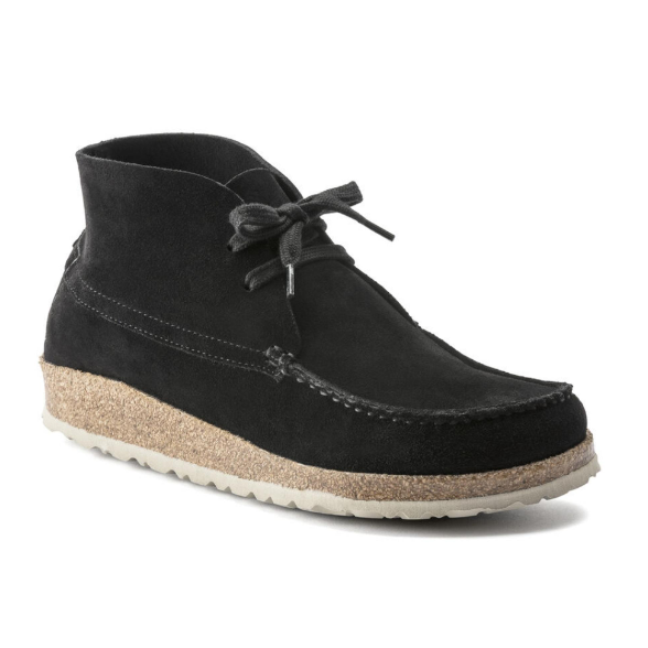 Birkenstock Maidan VL Suede Leather Black Narrow