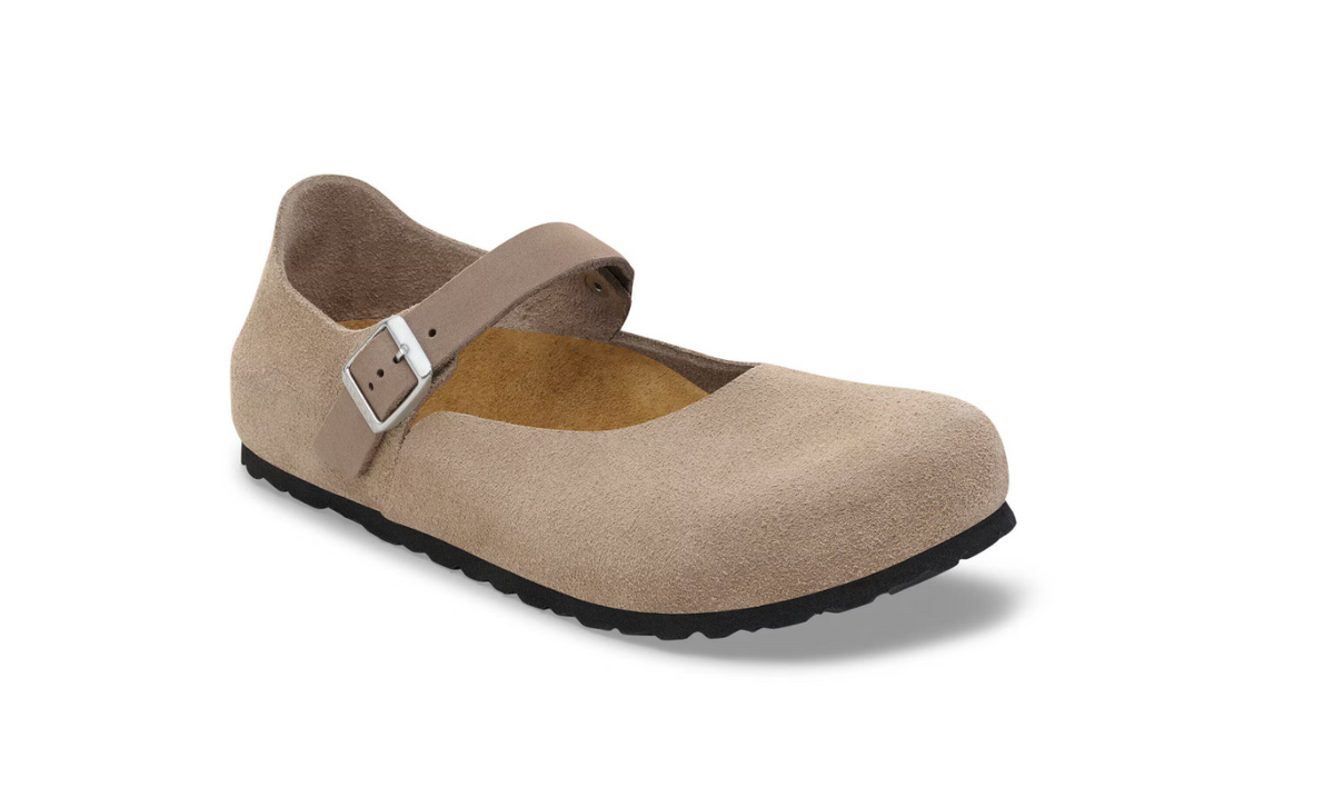 Birkenstock Mantova Suede Leather Taupe Regular
