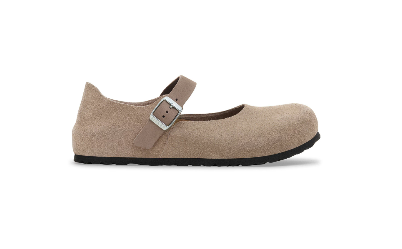 Birkenstock Mantova Suede Leather Taupe Regular