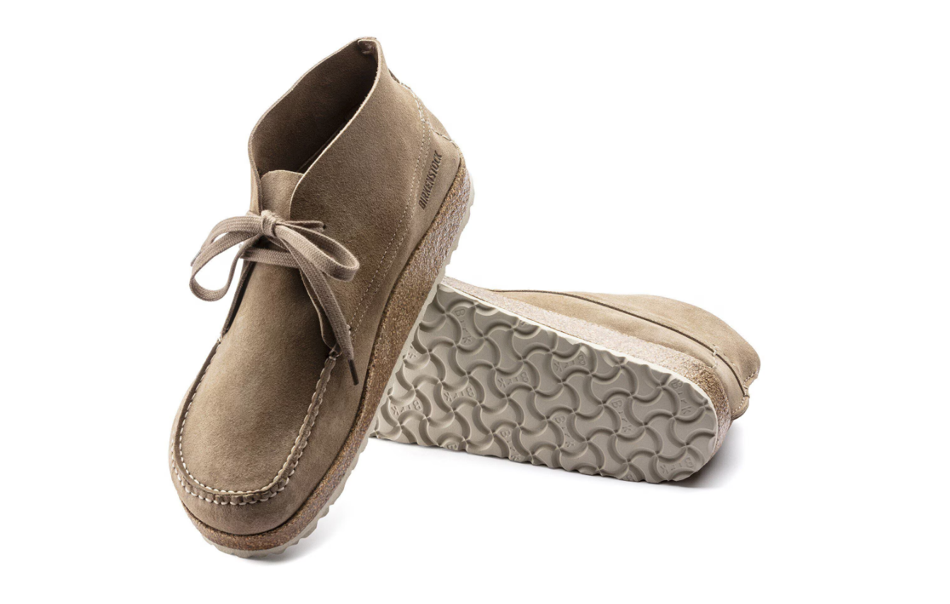 Birkenstock Maidan Suede Leather Gray Taupe  Regular
