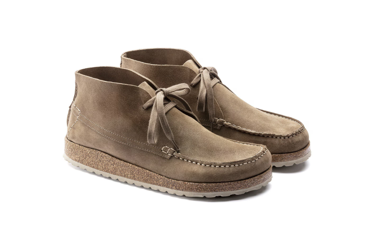 Birkenstock Maidan Suede Leather Gray Taupe  Regular