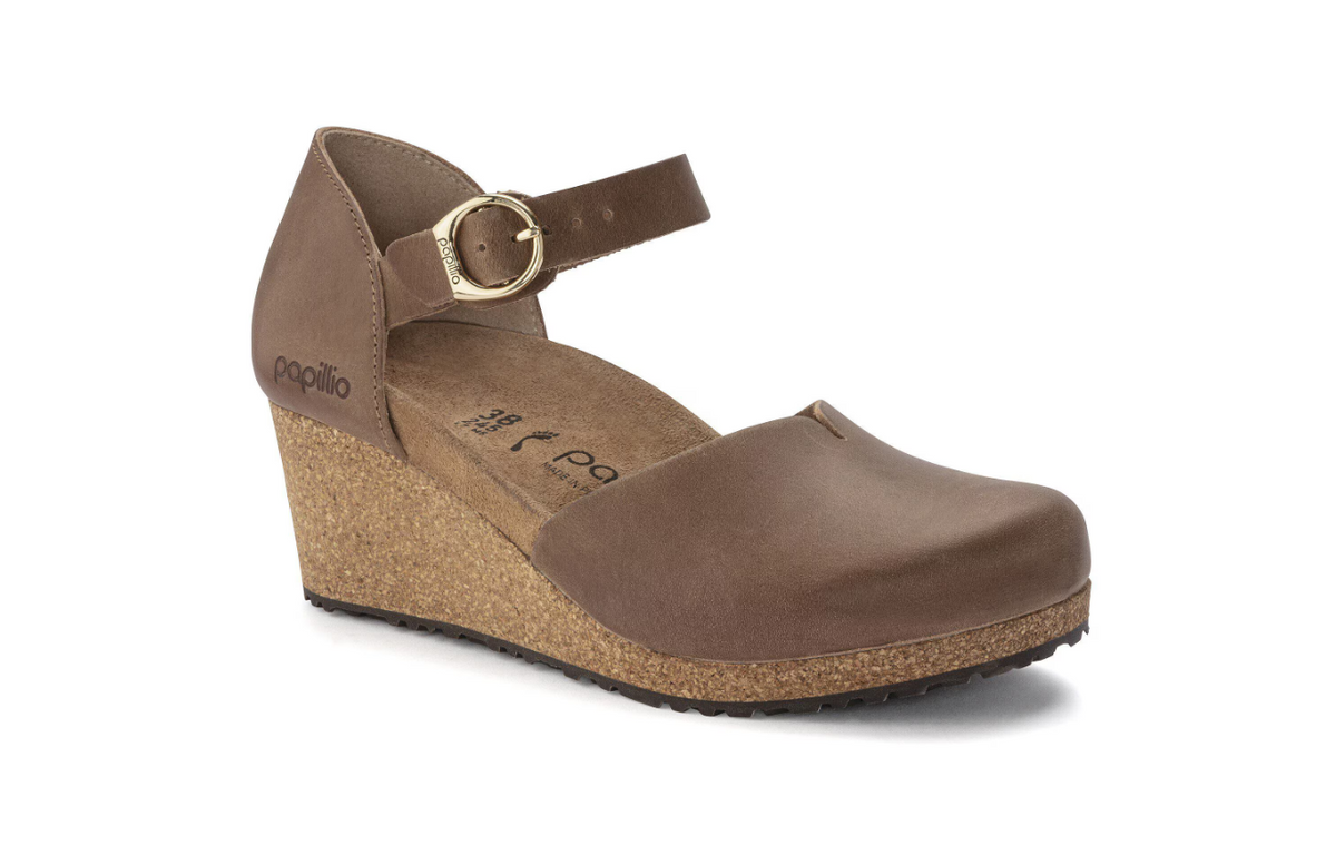 Papillio Mary Ring-Buckle Cognac Oiled Leather  Narrow
