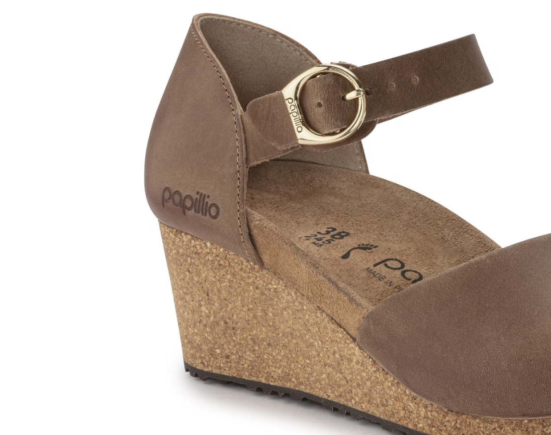 Papillio Mary Ring-Buckle Cognac Oiled Leather  Narrow