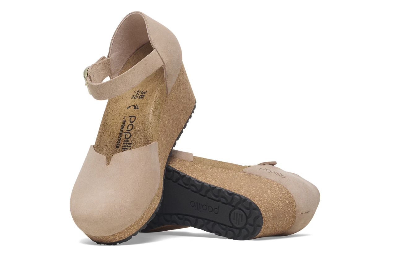 Birkenstock Mary Suede Leather Warm Sand  Narrow