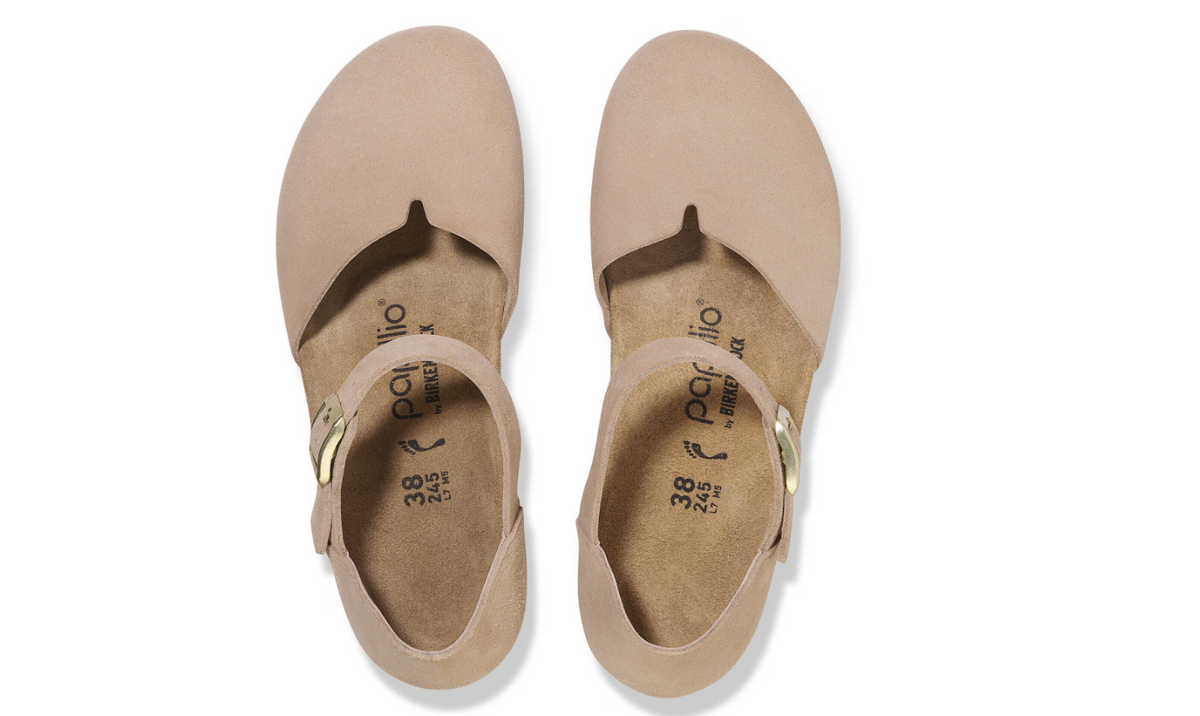 Birkenstock Mary Suede Leather Warm Sand  Narrow