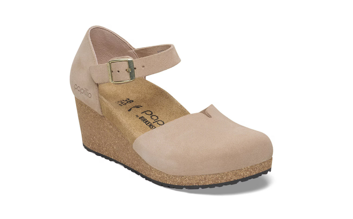 Birkenstock Mary Suede Leather Warm Sand  Narrow