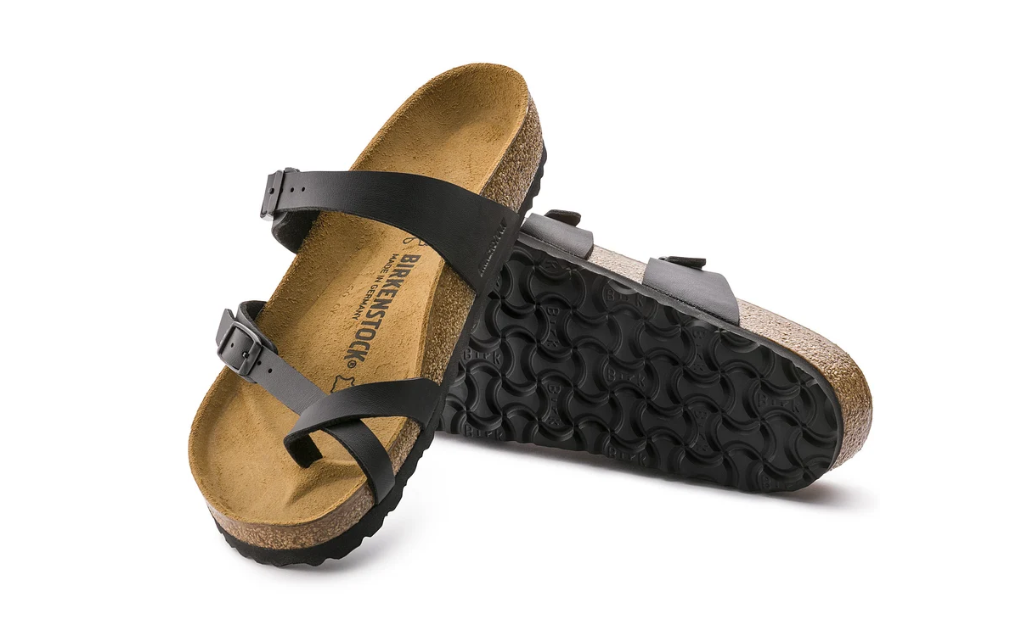 Birkenstock Mayari Birko-Flor Black Sandals - Black, Regular