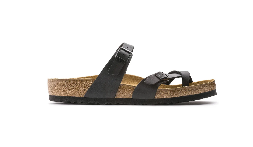 Birkenstock Mayari Birko-Flor Black Sandals - Black, Regular