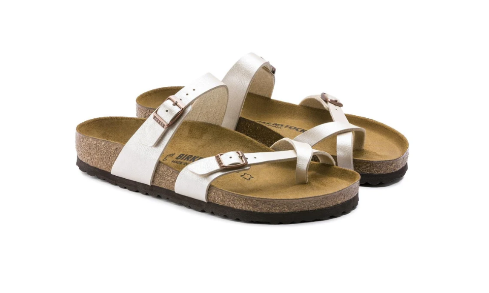 Birkenstock Mayari Birko-Flor Graceful Pearl White  Regular