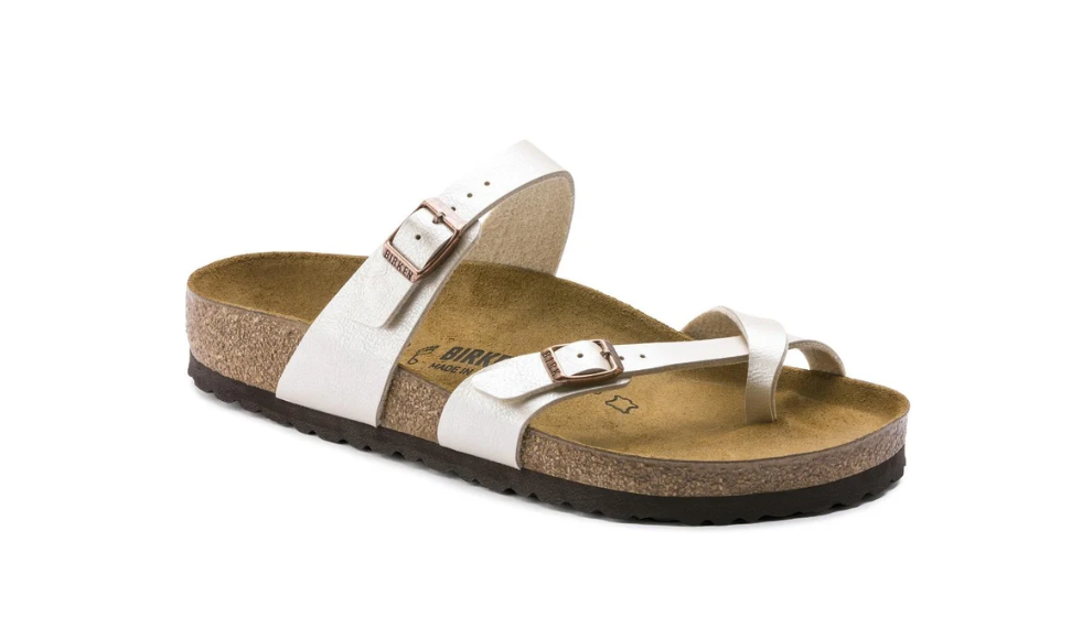 Birkenstock Mayari Birko-Flor Graceful Pearl White  Regular