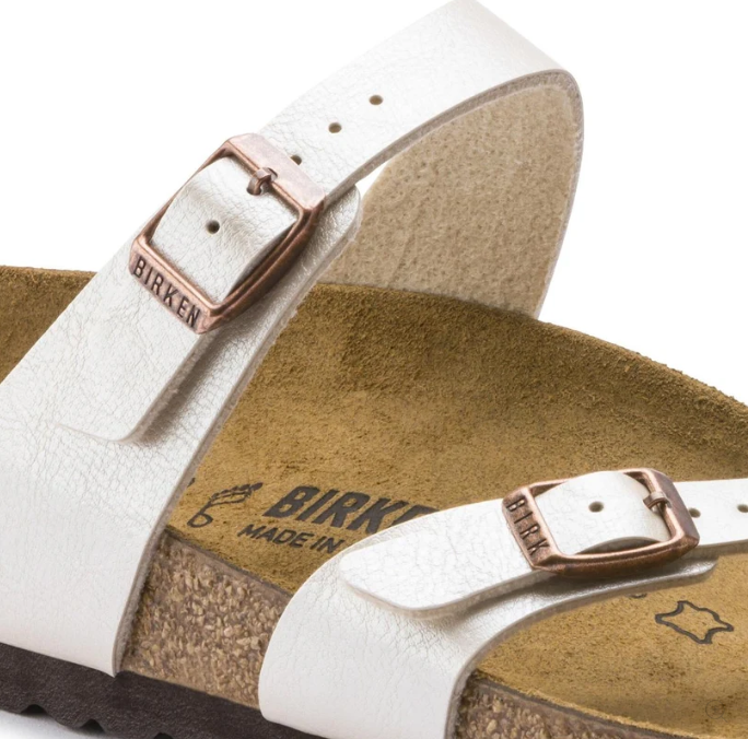Birkenstock Mayari Birko-Flor Graceful Pearl White  Regular