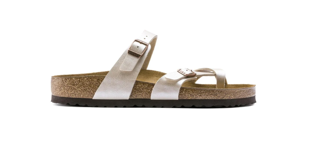 Birkenstock Mayari Birko-Flor Graceful Pearl White  Regular