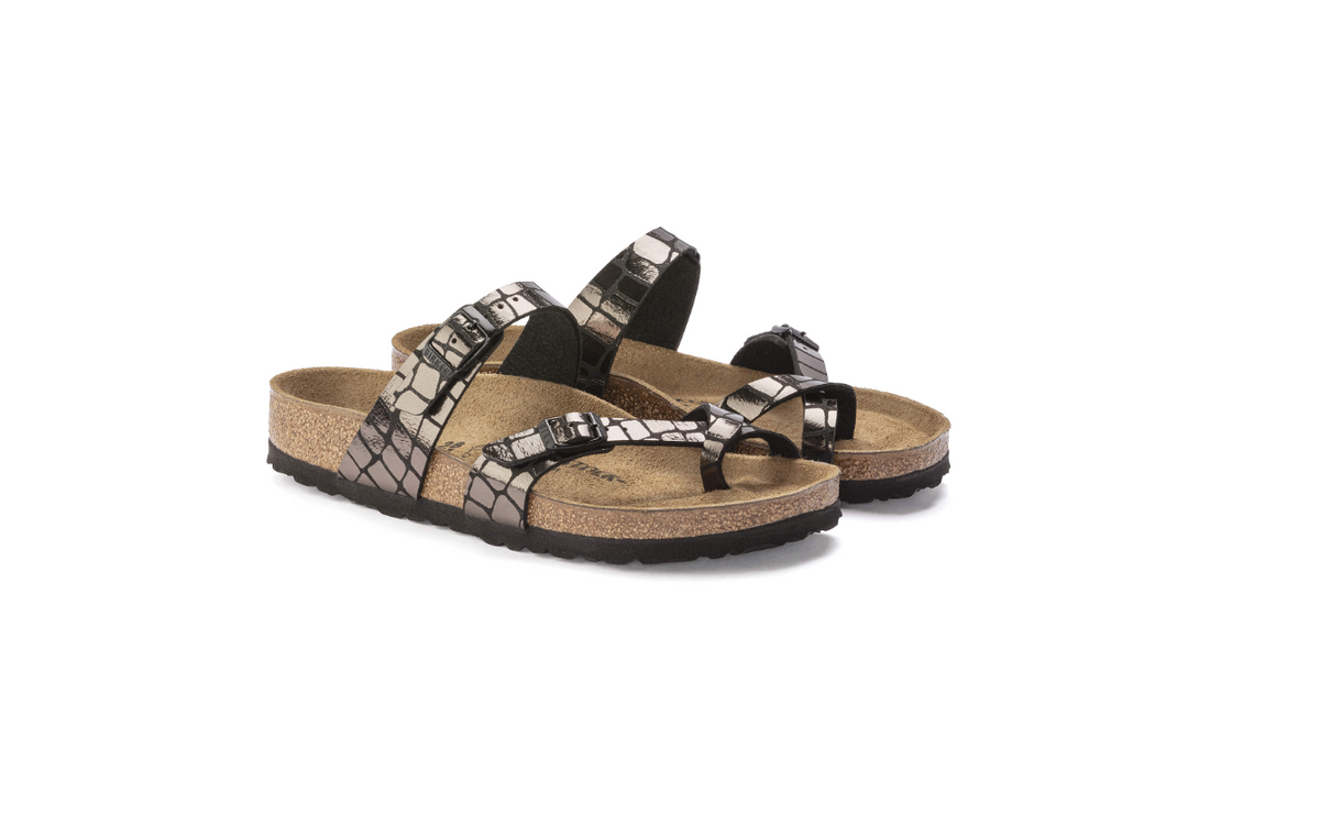 Birkenstock Mayari Micro Fibre Gator Gleam Black  Regular