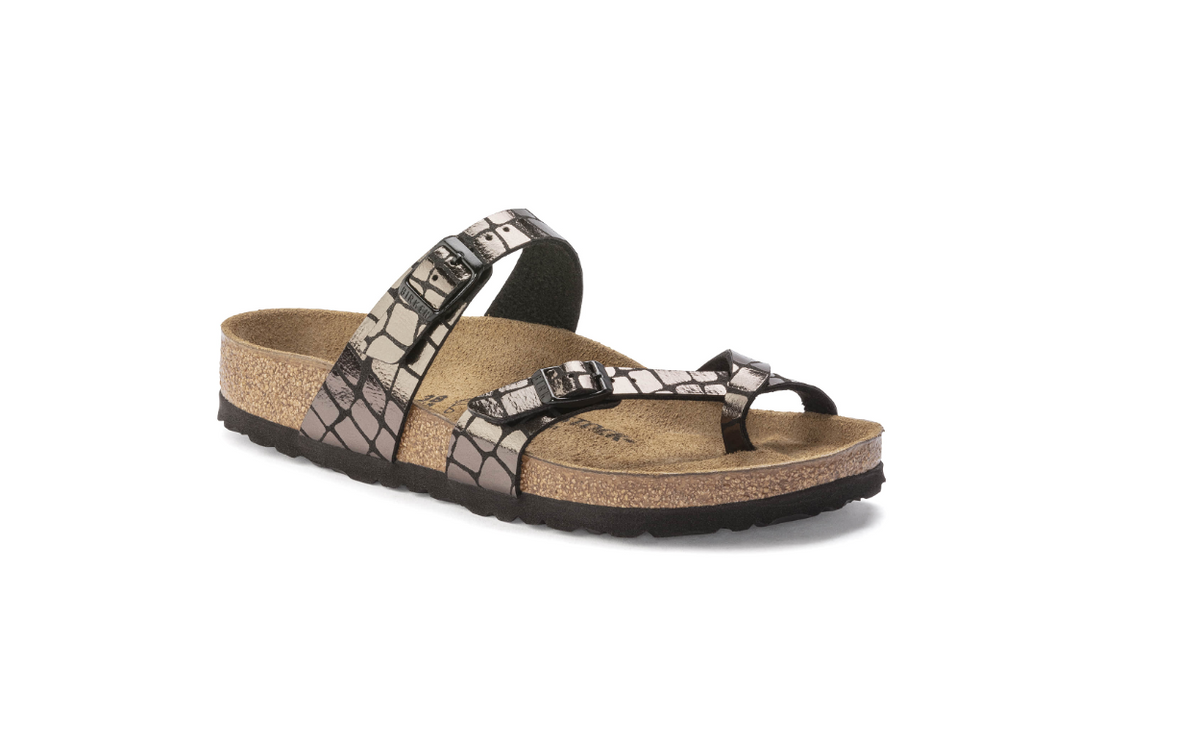 Birkenstock Mayari Micro Fibre Gator Gleam Black  Regular
