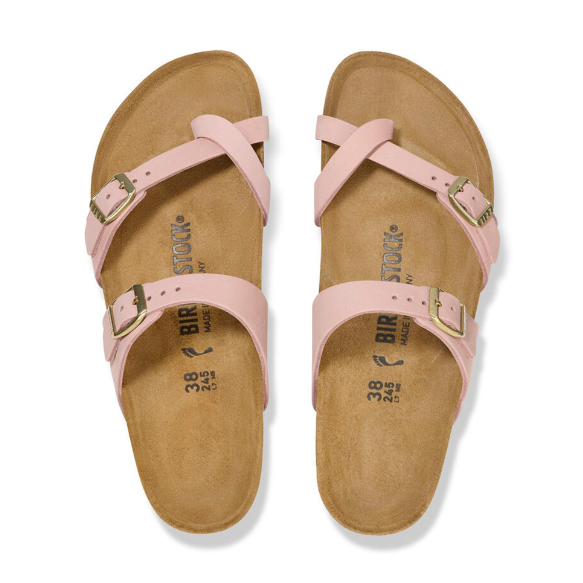 Birkenstock Mayari Nubuck Leather - Pink, Regular