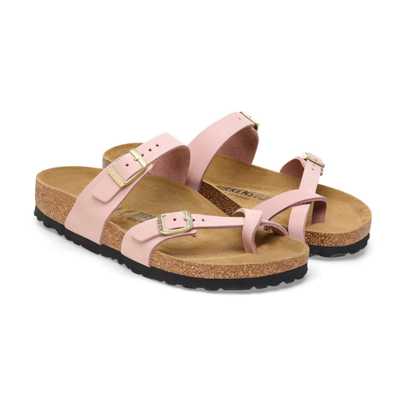 Birkenstock Mayari Nubuck Leather - Pink, Regular