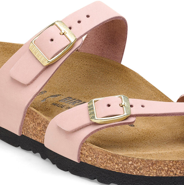 Birkenstock Mayari Nubuck Leather - Pink, Regular