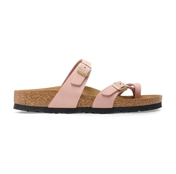 Birkenstock Mayari Nubuck Leather - Pink, Regular