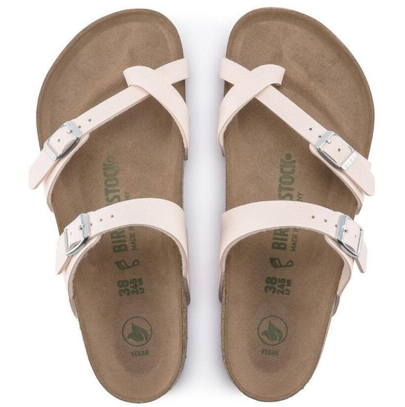 Birkenstock Mayari Vegan Light Rose Birkibuc Sandals  Regular