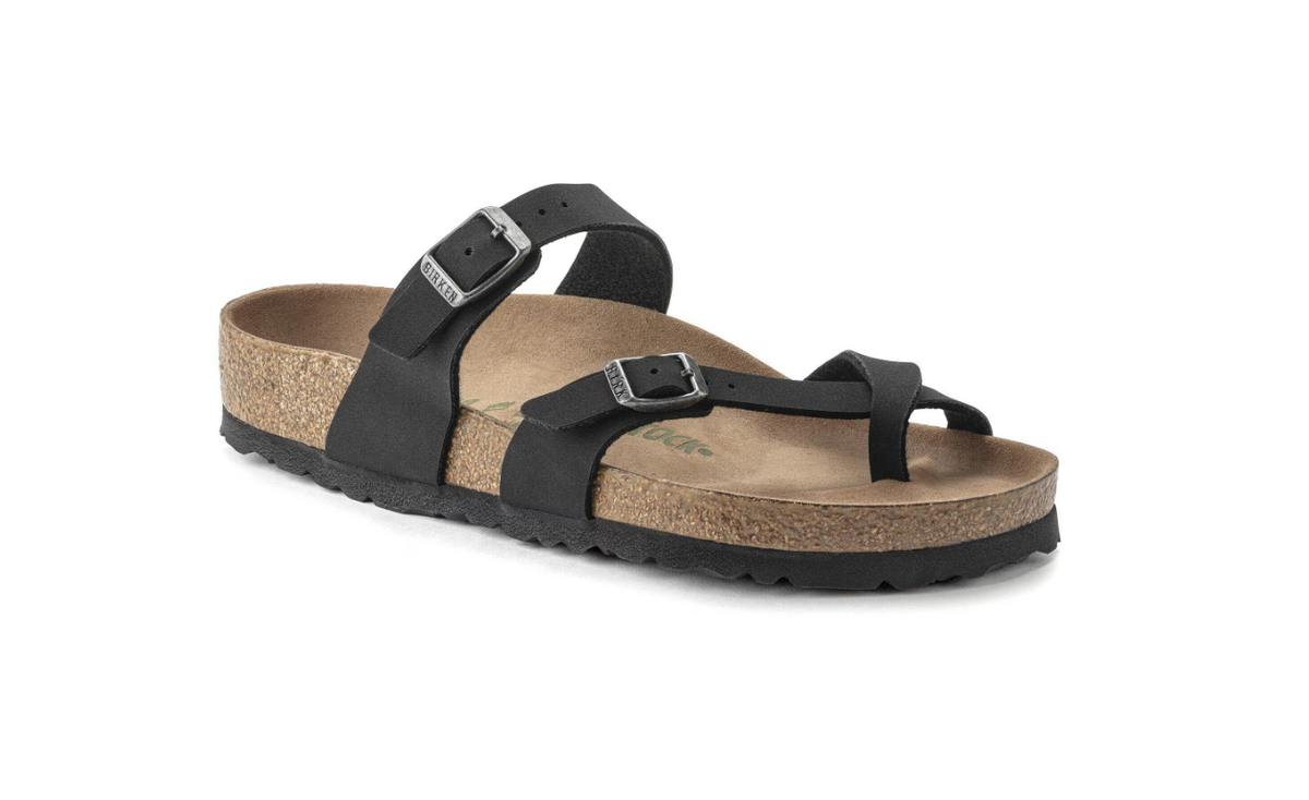 Birkenstock Mayari Vegan Birko-Flor Nubuck Black  Regular